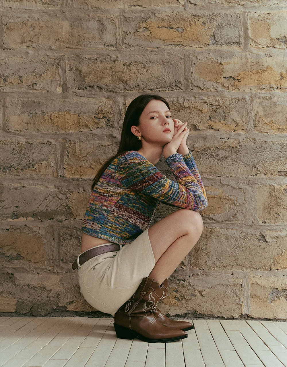 Striped Skinny Knitted Cardigan sold by Urban Revivo product image thumbnail 4