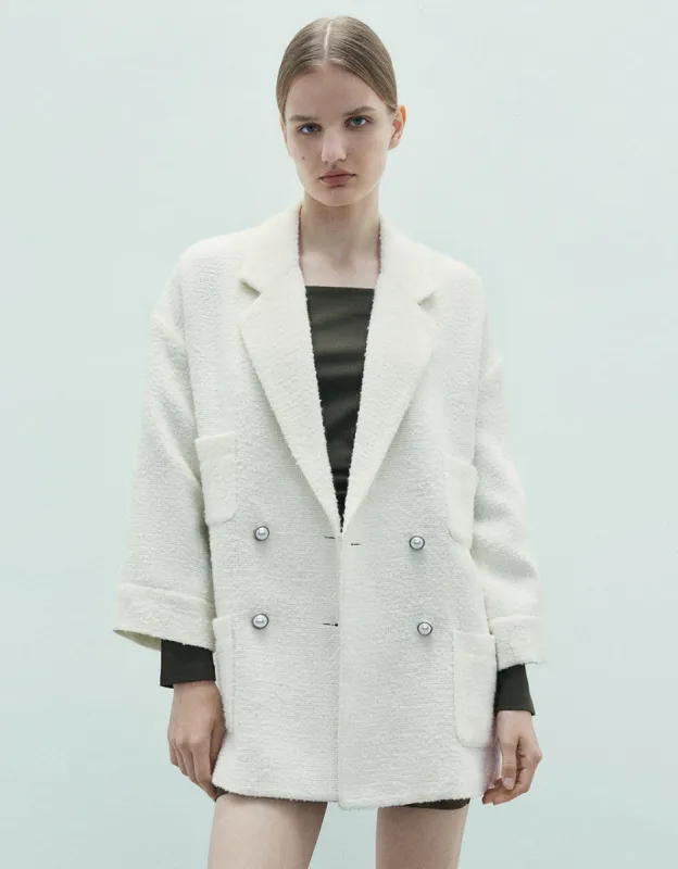 Double Breasted Blazer Jacket sold by Urban Revivo