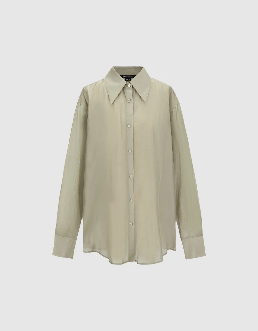 Button Up Straight Shirt sold by Urban Revivo product image thumbnail 2