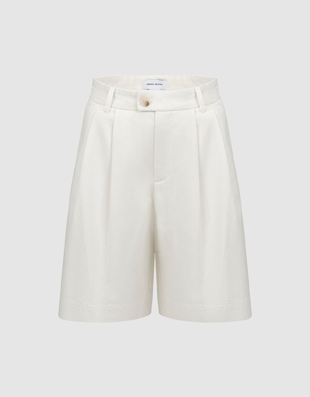 Pleated Wide-Leg Shorts sold by Urban Revivo