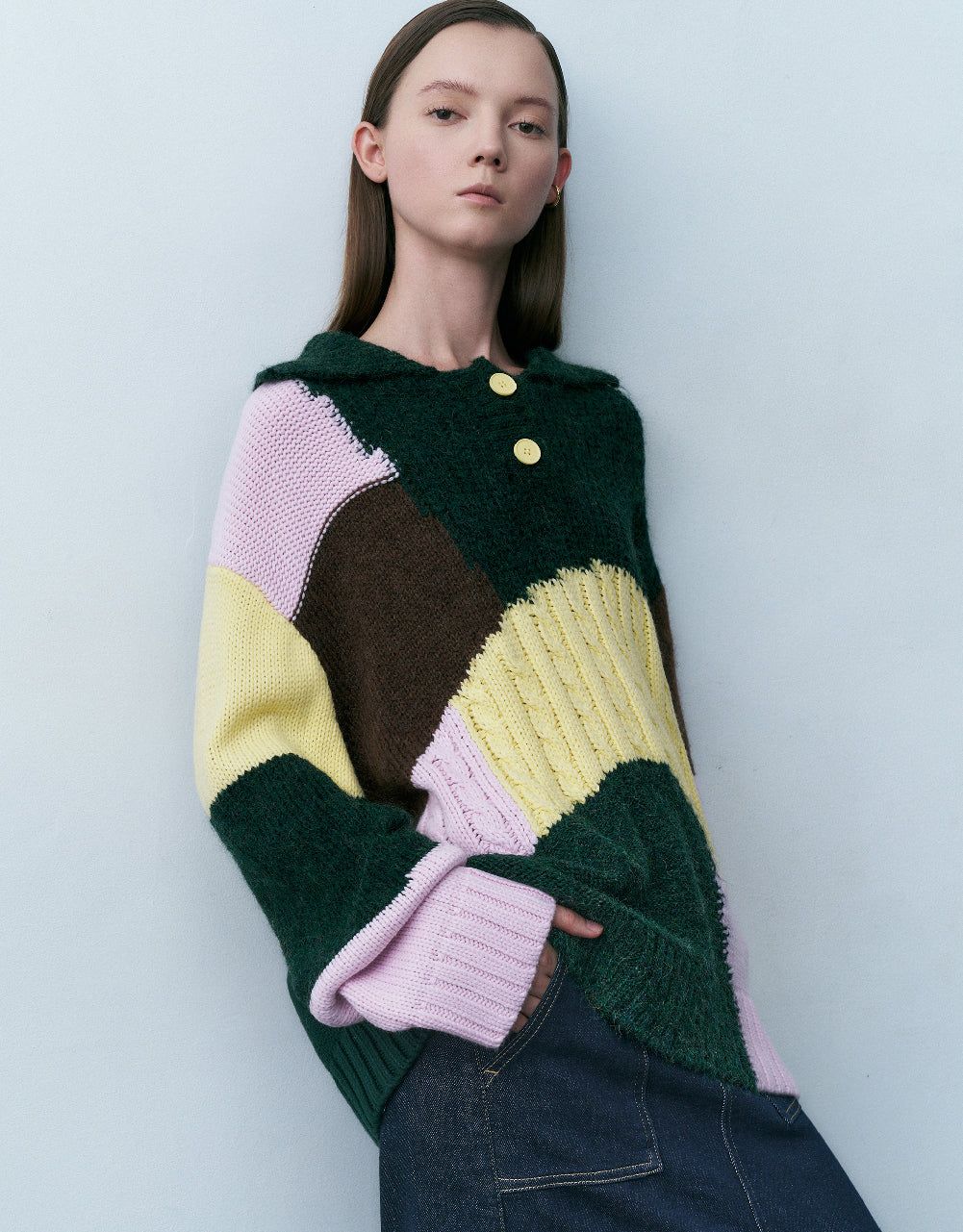 Colorblocks Sweater sold by Urban Revivo product image thumbnail 3