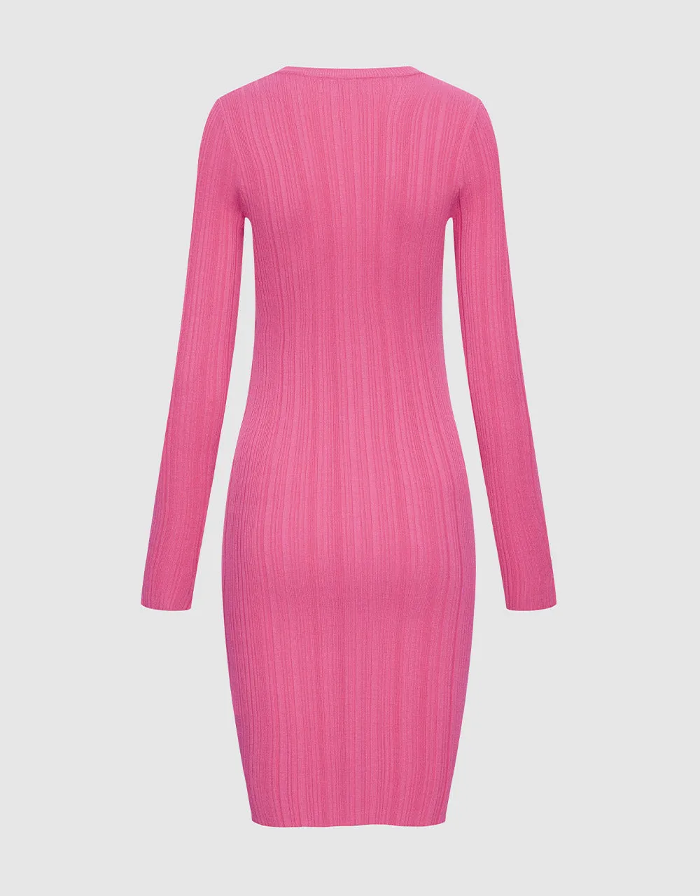 Ribbed Knit Slinky Bodycon Dress sold by Urban Revivo product image thumbnail 5