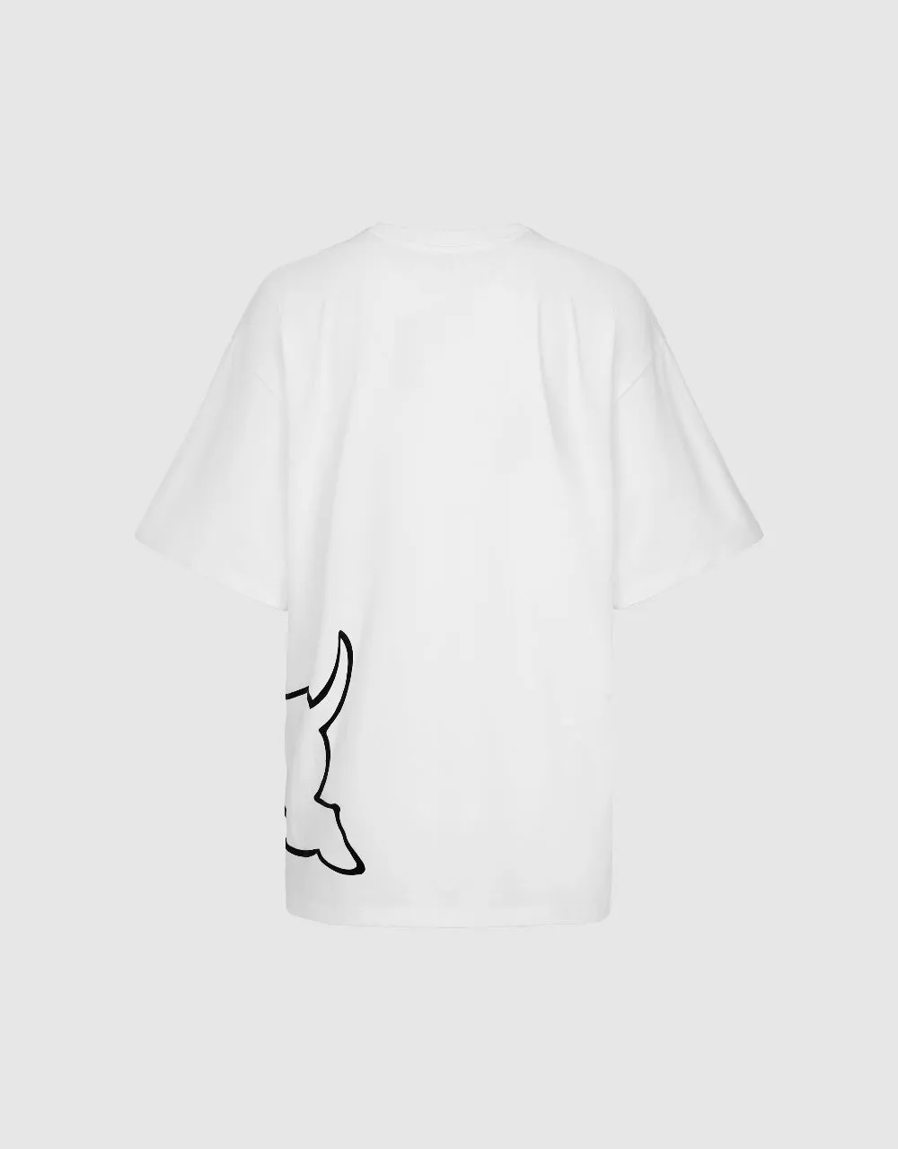 Printed Crew Neck Straight T-Shirt sold by Urban Revivo product image thumbnail 5