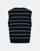 Striped Crew Neck Sweater Vest sold by Urban Revivo