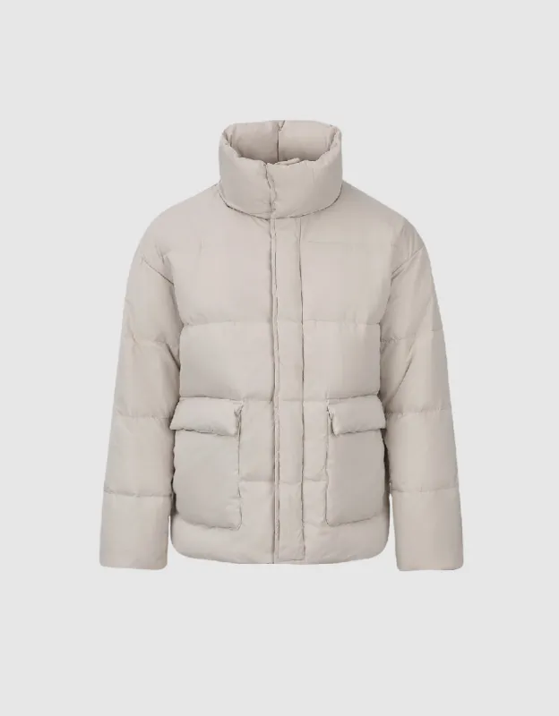 Loose Puffer Jacket sold by Urban Revivo