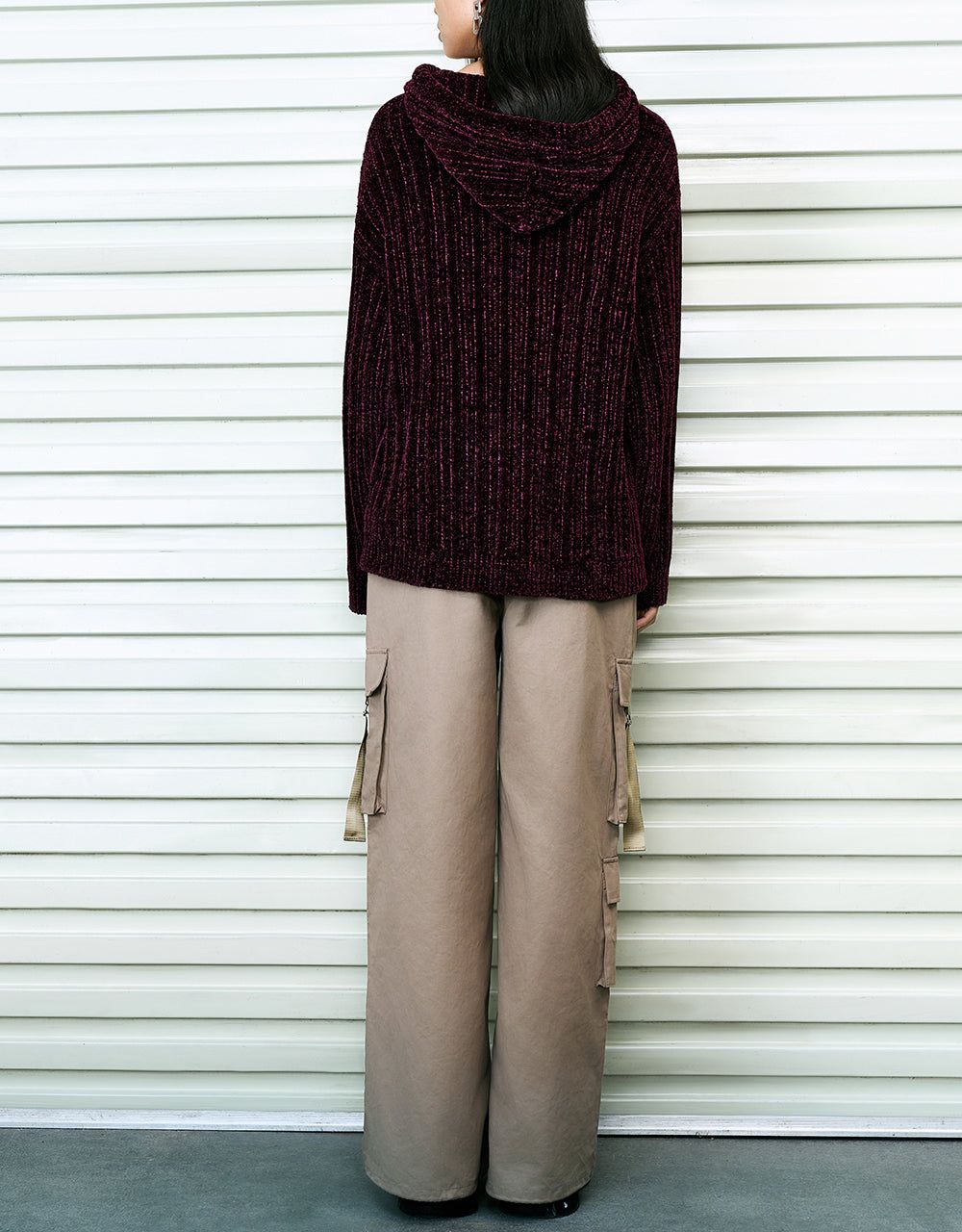 Hooded Knitted Cardigan sold by Urban Revivo product image thumbnail 4