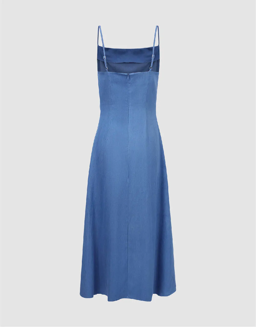 Cowl Neck Denim Cami Dress sold by Urban Revivo product image thumbnail 5