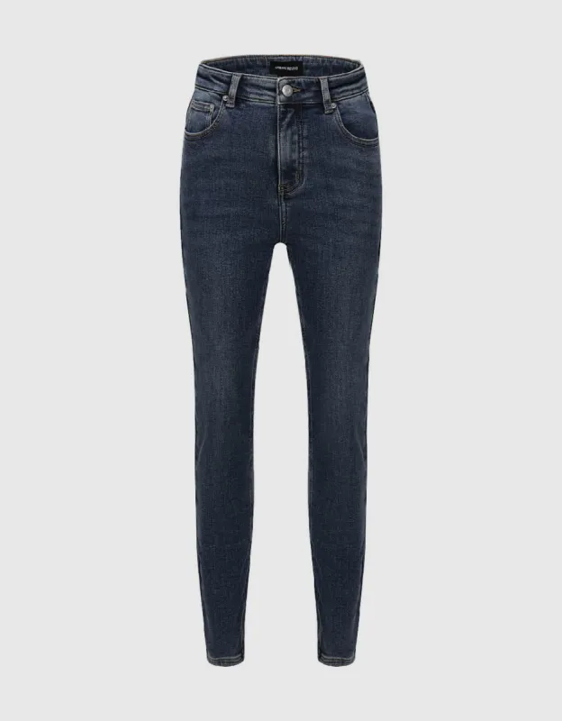 Cropped Skinny Jeans sold by Urban Revivo