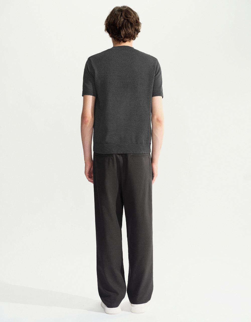 Crew Neck Knitted T-Shirt sold by Urban Revivo product image thumbnail 4