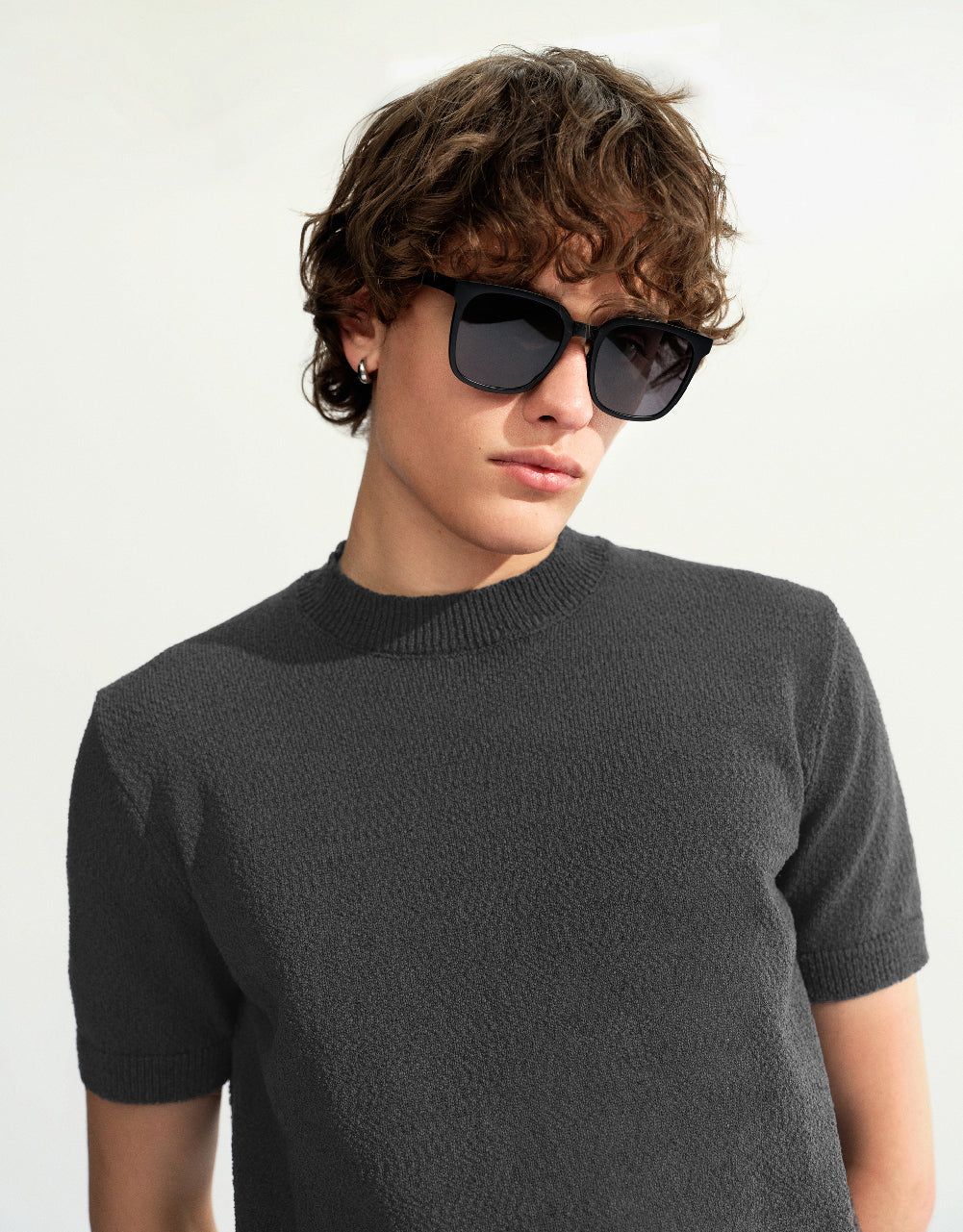 Crew Neck Knitted T-Shirt sold by Urban Revivo product image thumbnail 5