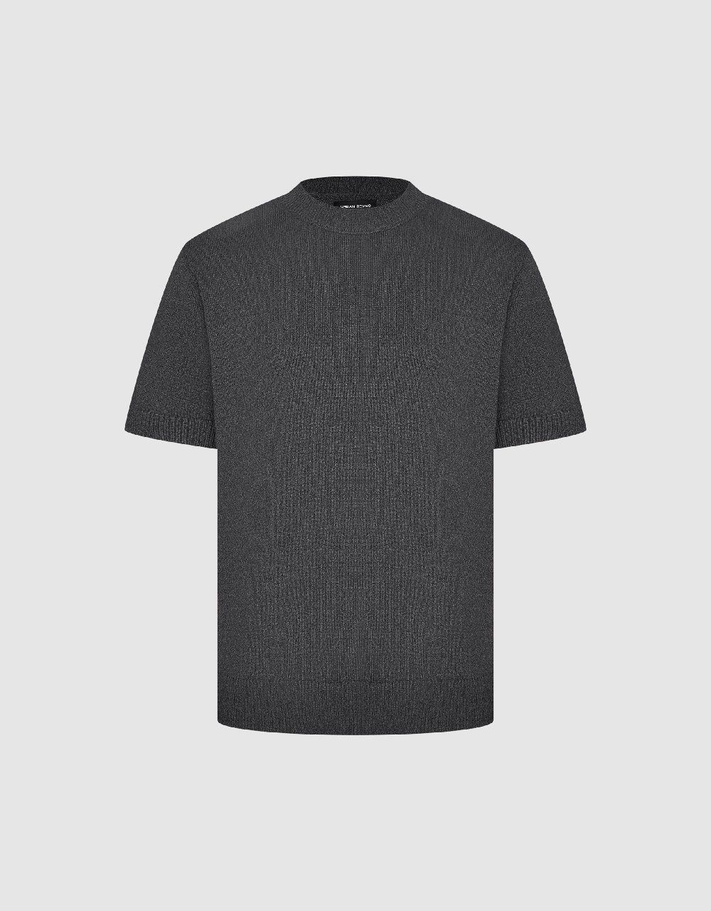 Crew Neck Knitted T-Shirt sold by Urban Revivo product image thumbnail 2