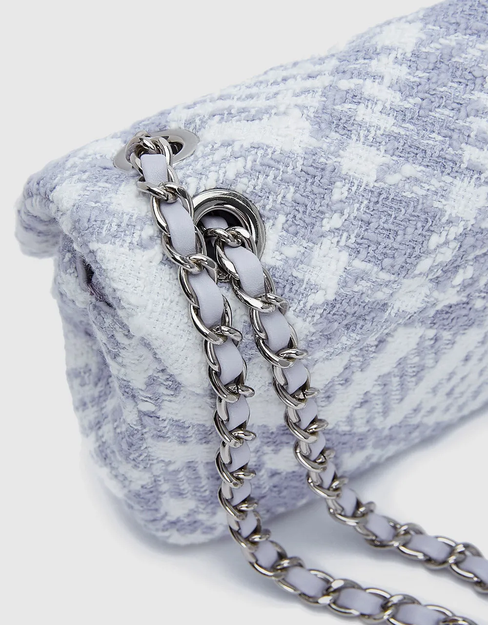 Plaid Tweed Shoulder Bag sold by Urban Revivo product image thumbnail 5