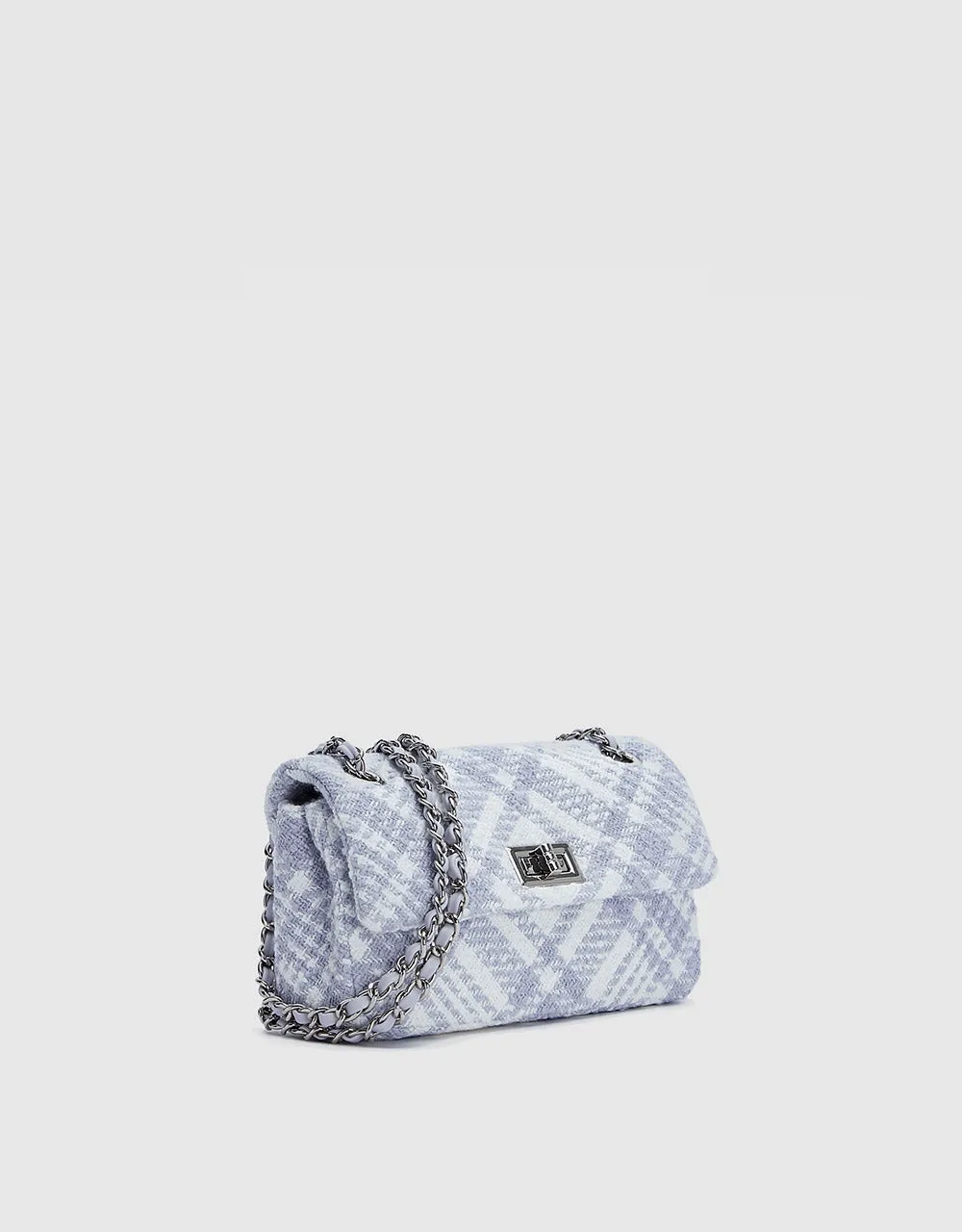 Plaid Tweed Shoulder Bag sold by Urban Revivo product image thumbnail 2