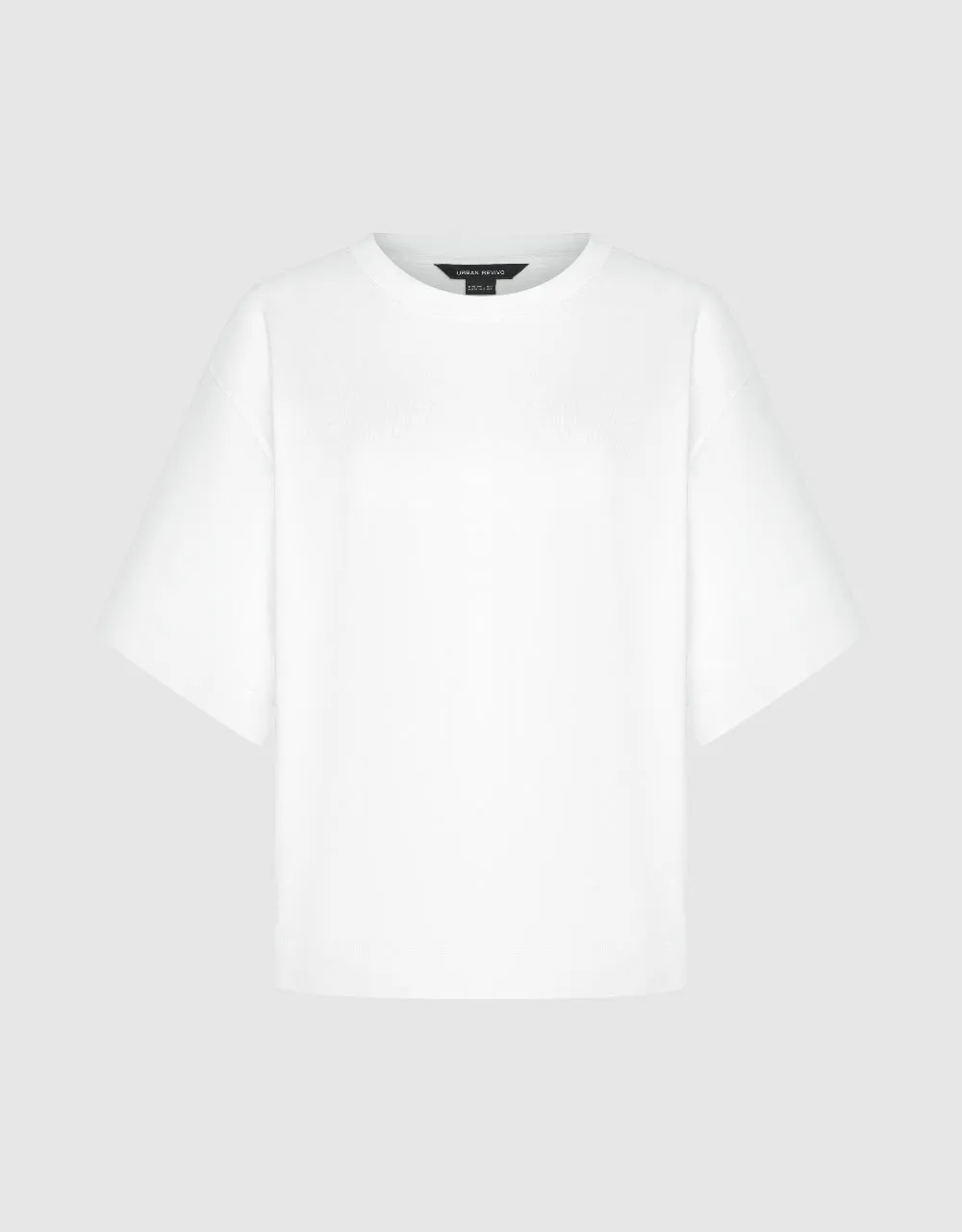 Crew Neck Loose T-Shirt sold by Urban Revivo product image thumbnail 3