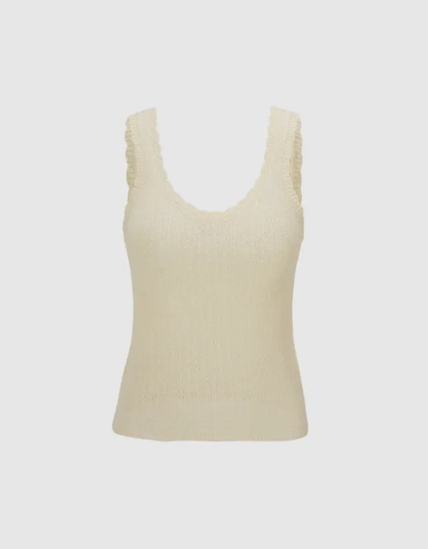 Wave Trim Camisole made by Urban Revivo