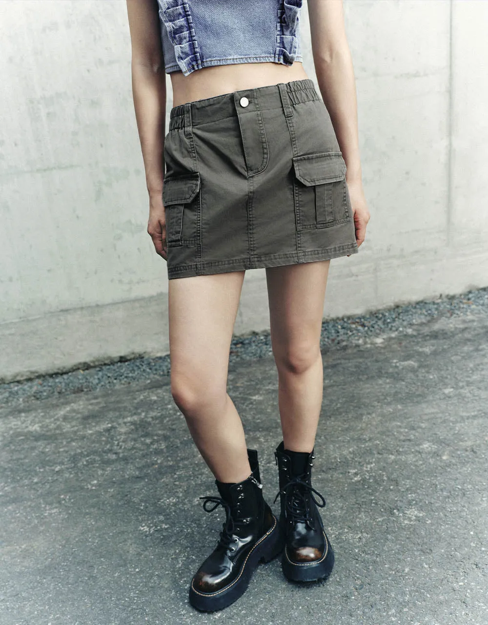 Mini A-Line Skirt sold by Urban Revivo product image thumbnail 4