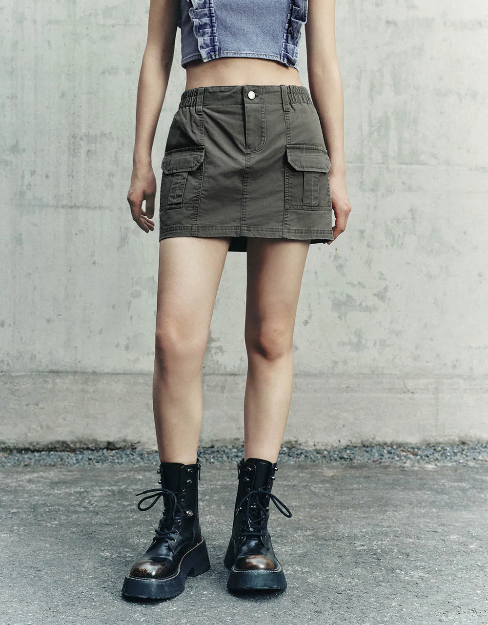 Mini A-Line Skirt sold by Urban Revivo product image thumbnail 2