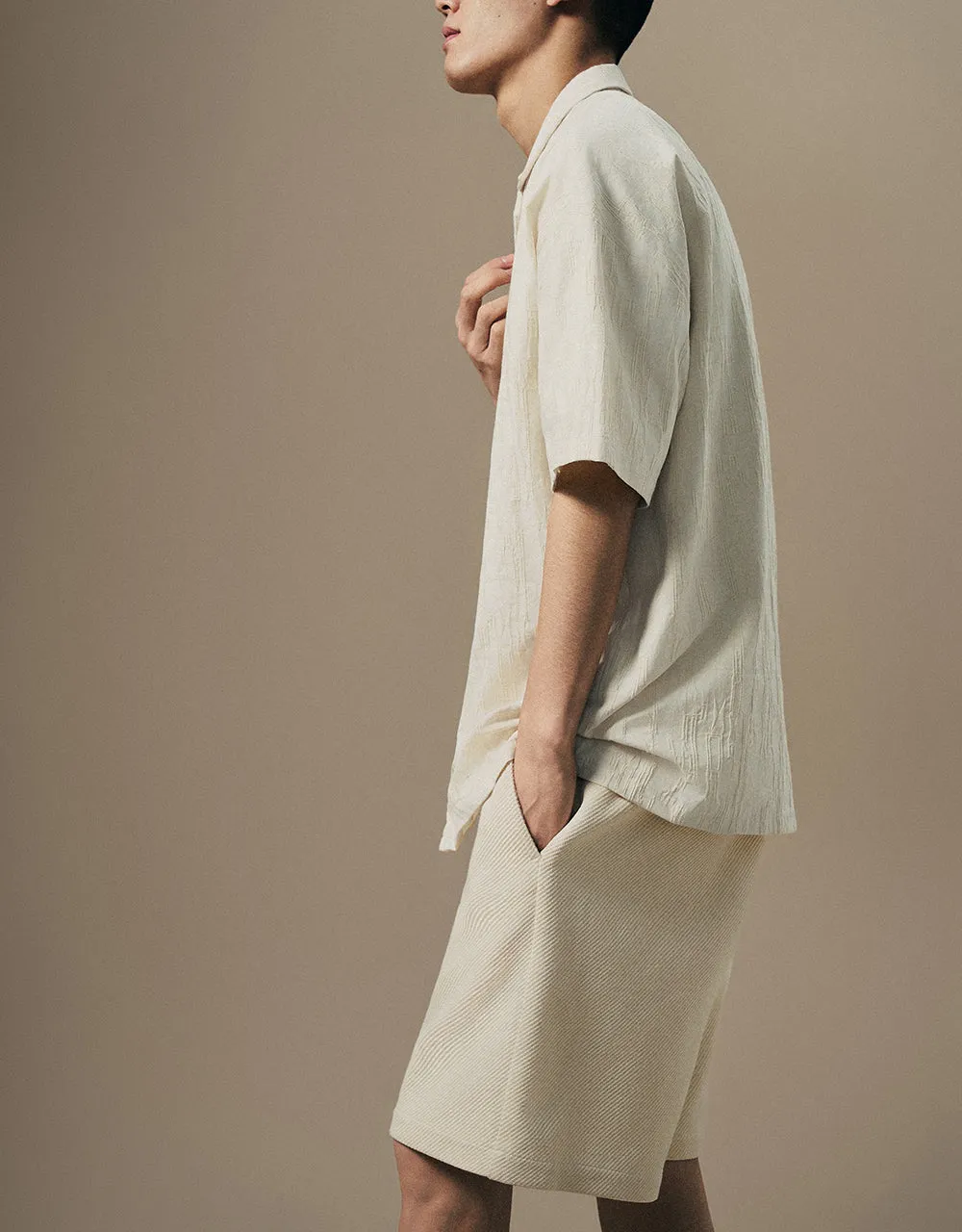 Textured Loose Shirt sold by Urban Revivo product image thumbnail 3