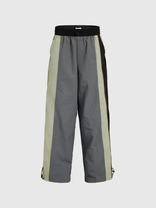 Drawstring Waist Printed Wide-Leg Pants sold by Urban Revivo