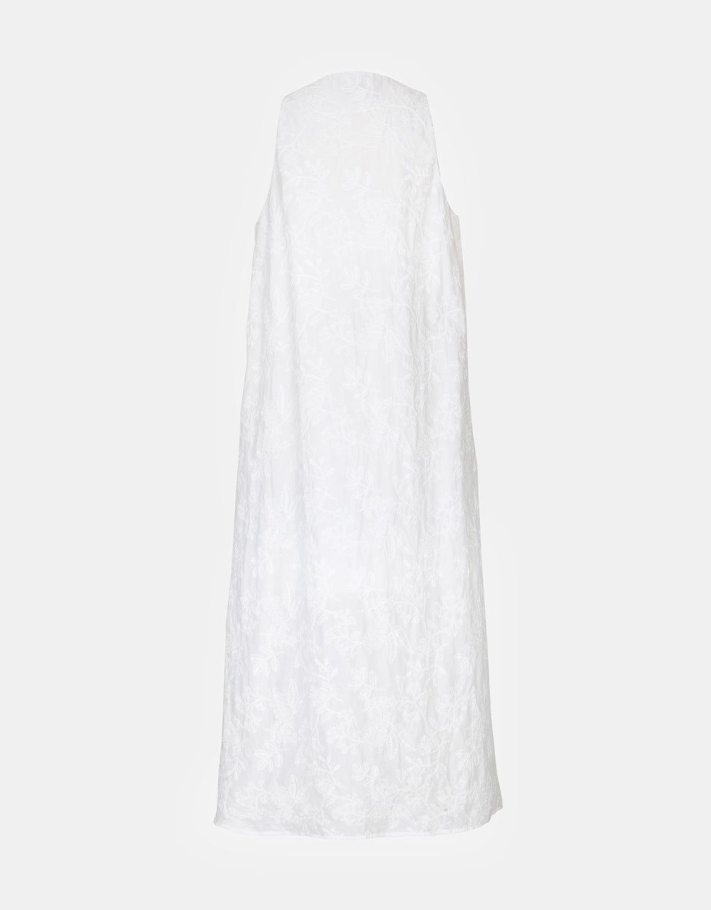Floral Embroidery Jacquard Sleeveless Dress sold by Urban Revivo product image thumbnail 4