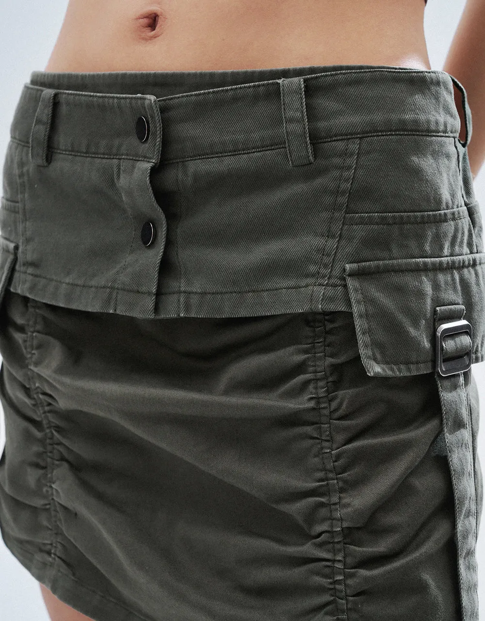 Ruched Mini A-Line Skirt sold by Urban Revivo product image thumbnail 5