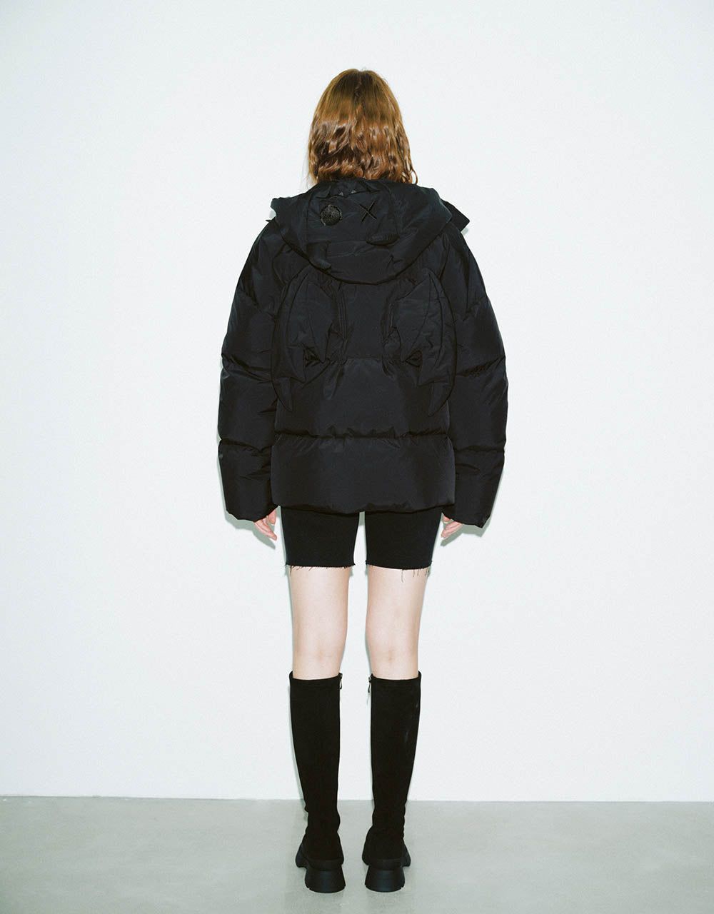 Hooded Straight Puffer Jacket sold by Urban Revivo product image thumbnail 4