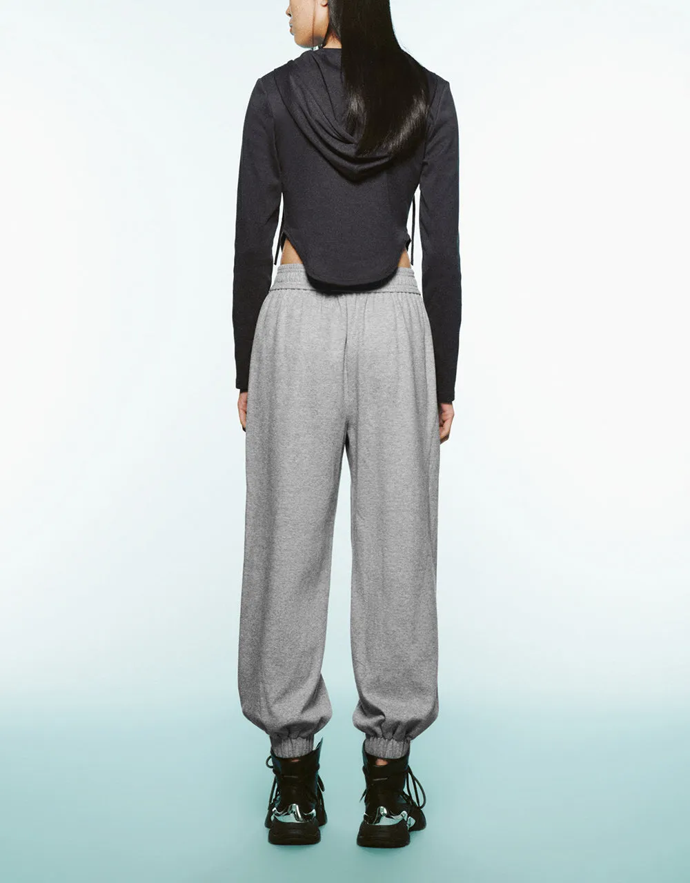 Elastic Waist Knitted Jogger Pants sold by Urban Revivo product image thumbnail 5