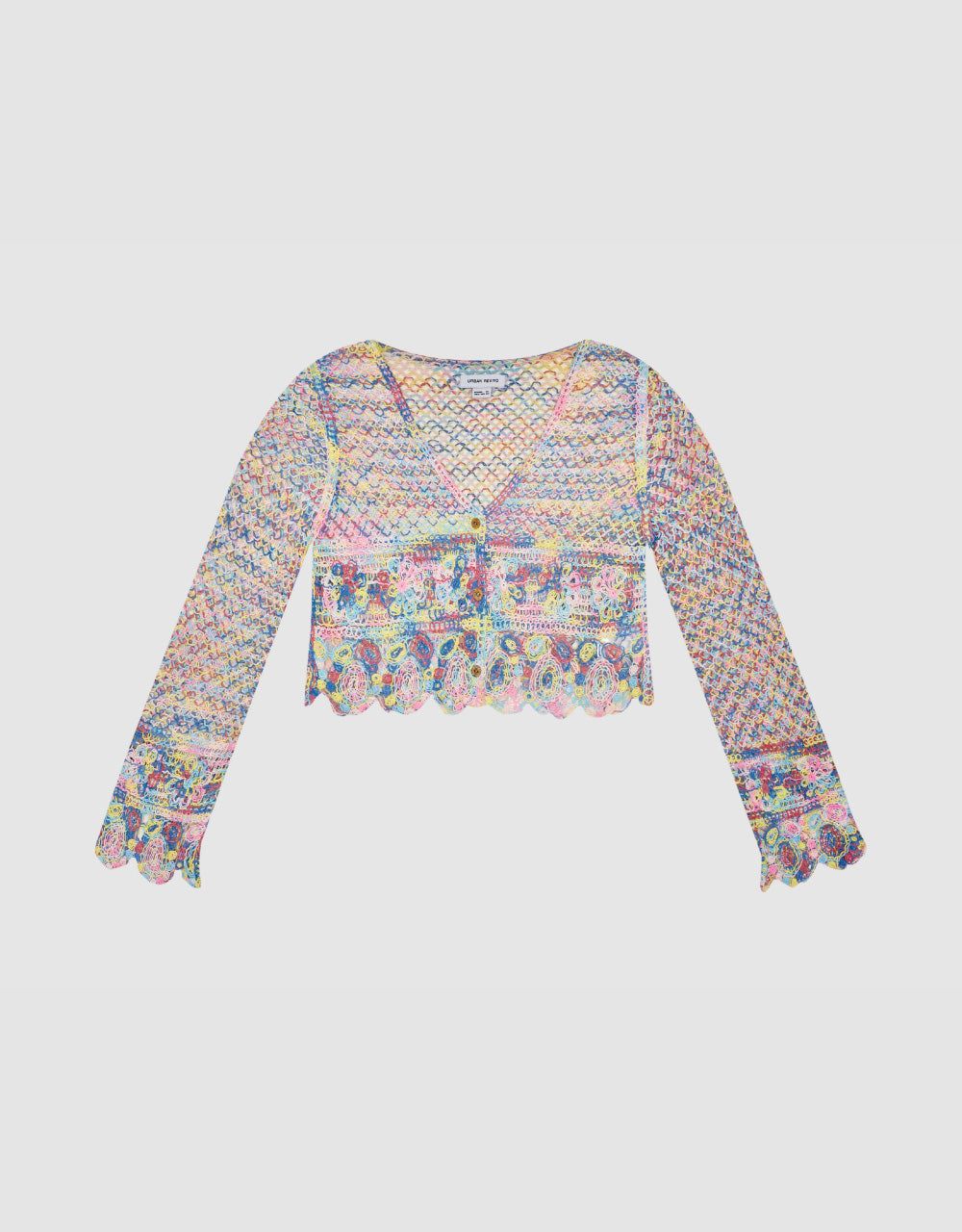 Embroidered Knitted Cardigan sold by Urban Revivo product image thumbnail 2