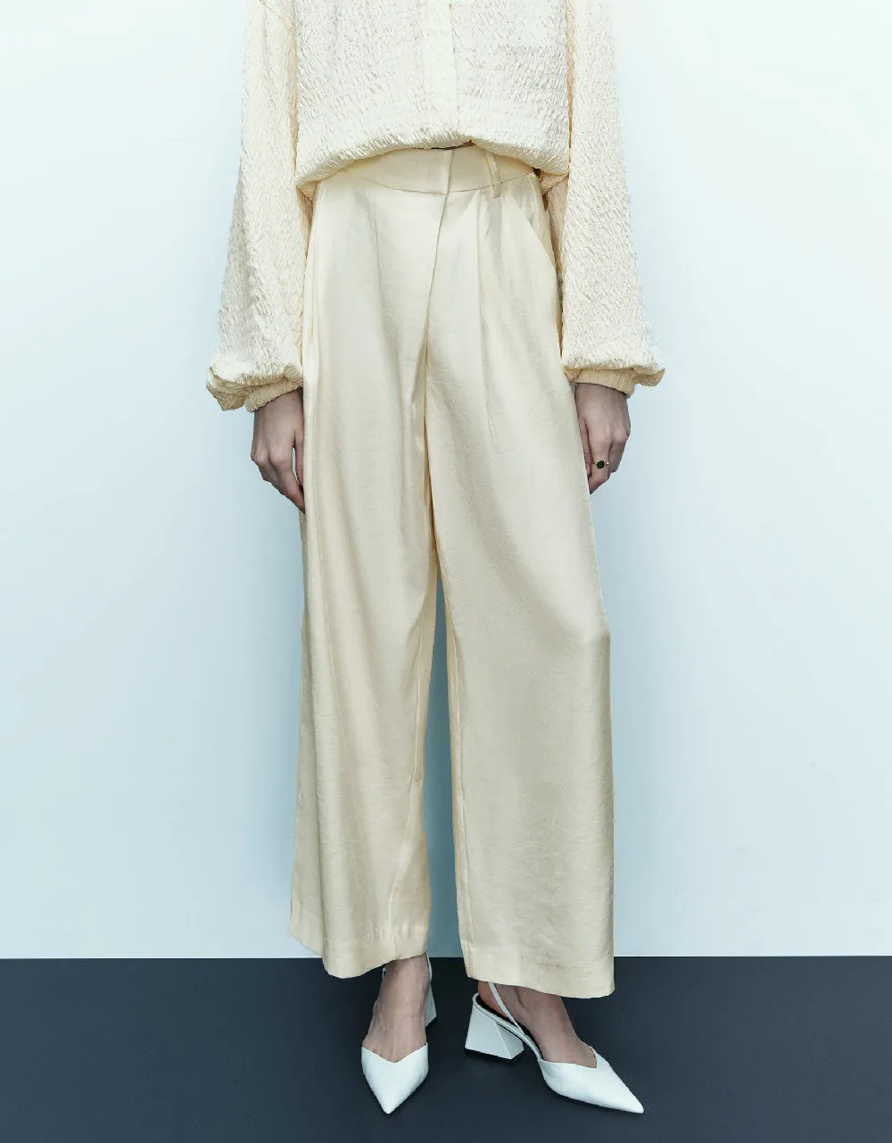 Wide-Leg Pants sold by Urban Revivo product image thumbnail 2