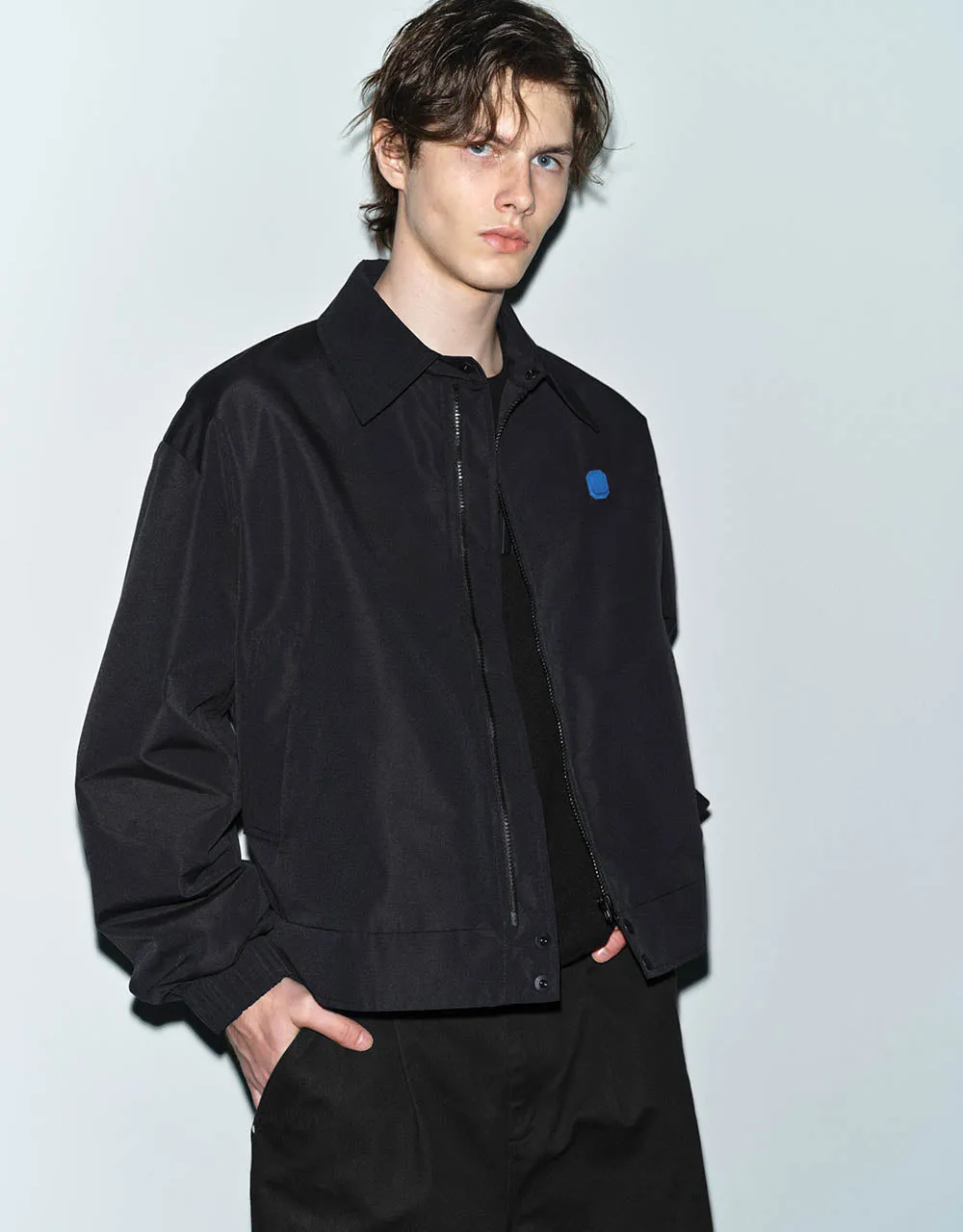 Zipper Front Straight Jacket sold by Urban Revivo product image thumbnail 3