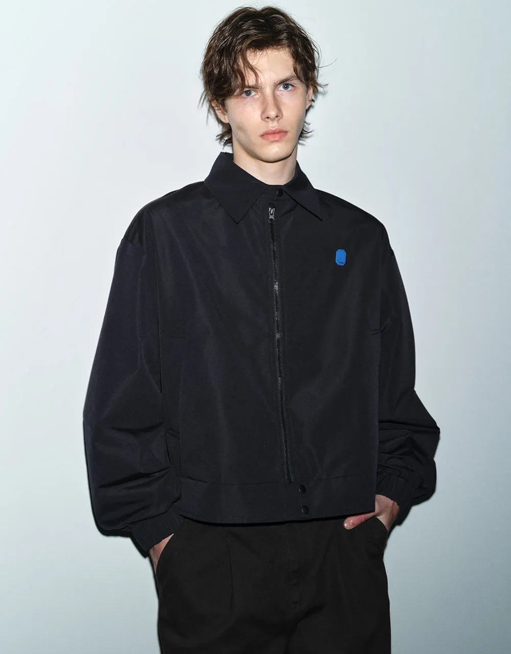 Zipper Front Straight Jacket sold by Urban Revivo