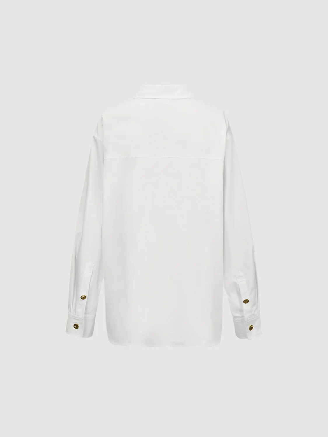 Button Up Loose Shirt sold by Urban Revivo product image thumbnail 2