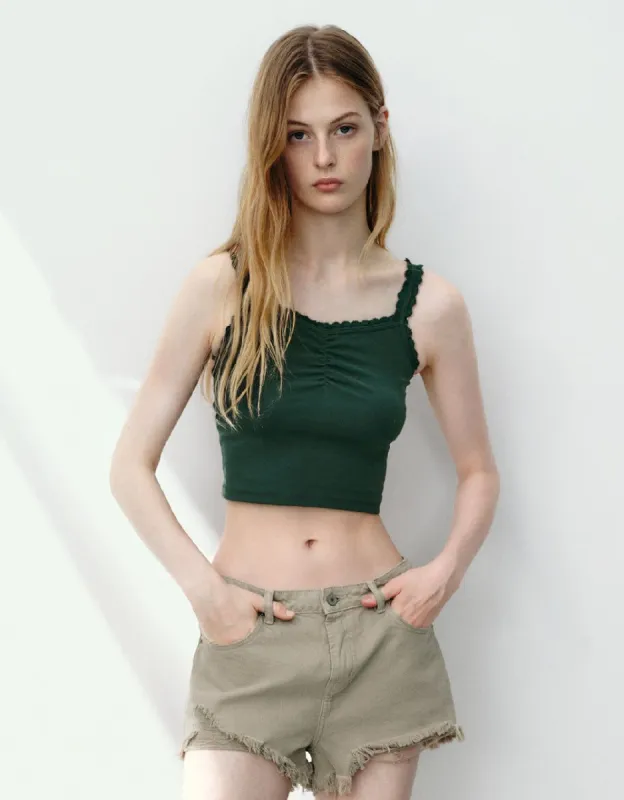 U Neck Skinny Tank Top sold by Urban Revivo