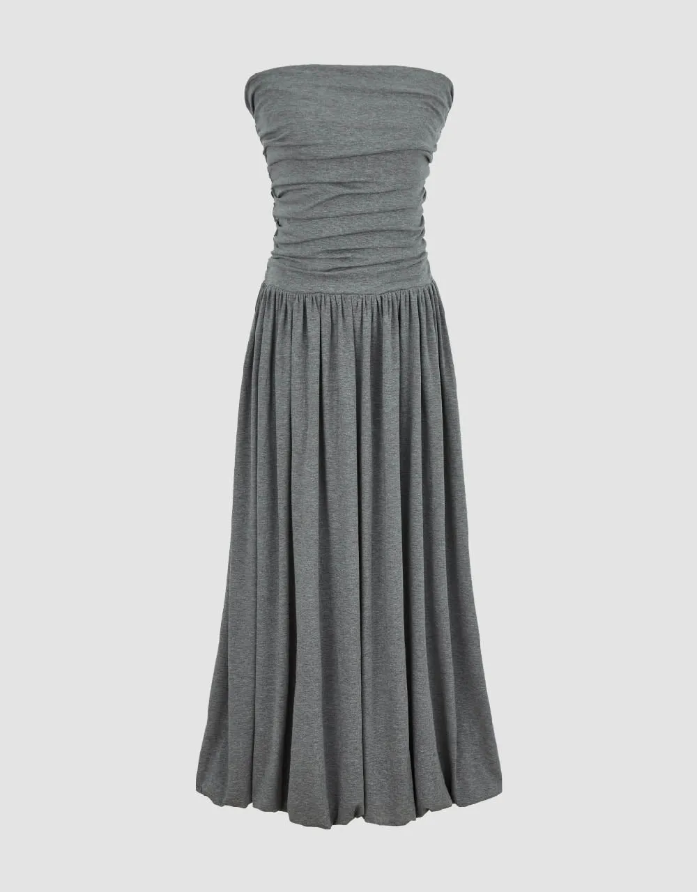 Ruched Sleeveless Off-Shoulder A-Line Dress sold by Urban Revivo product image thumbnail 2