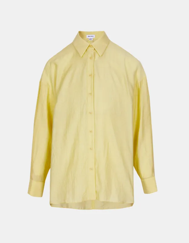 Tie Front Button Up Drop Shoulder Shirt sold by Urban Revivo