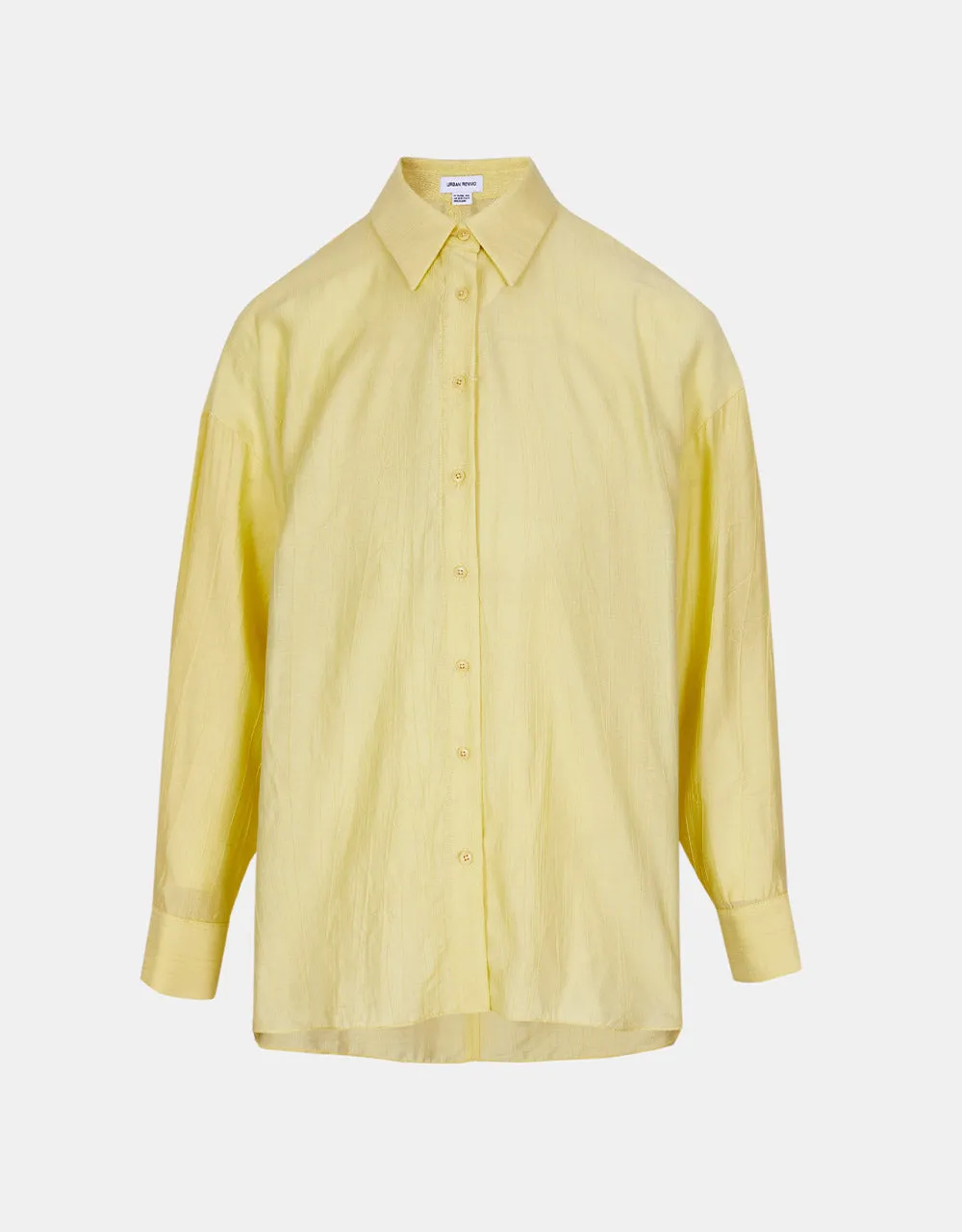 Tie Front Button Up Drop Shoulder Shirt sold by Urban Revivo