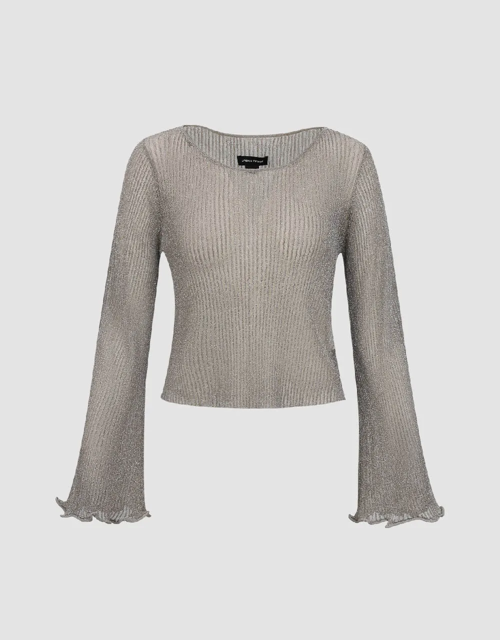 Crew Neck Skinny Knitted T-Shirt sold by Urban Revivo product image thumbnail 2