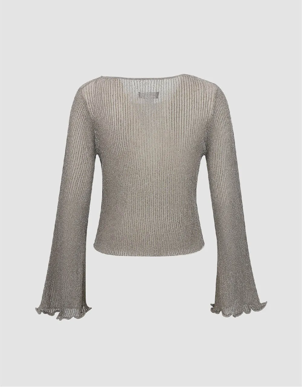 Crew Neck Skinny Knitted T-Shirt sold by Urban Revivo product image thumbnail 5