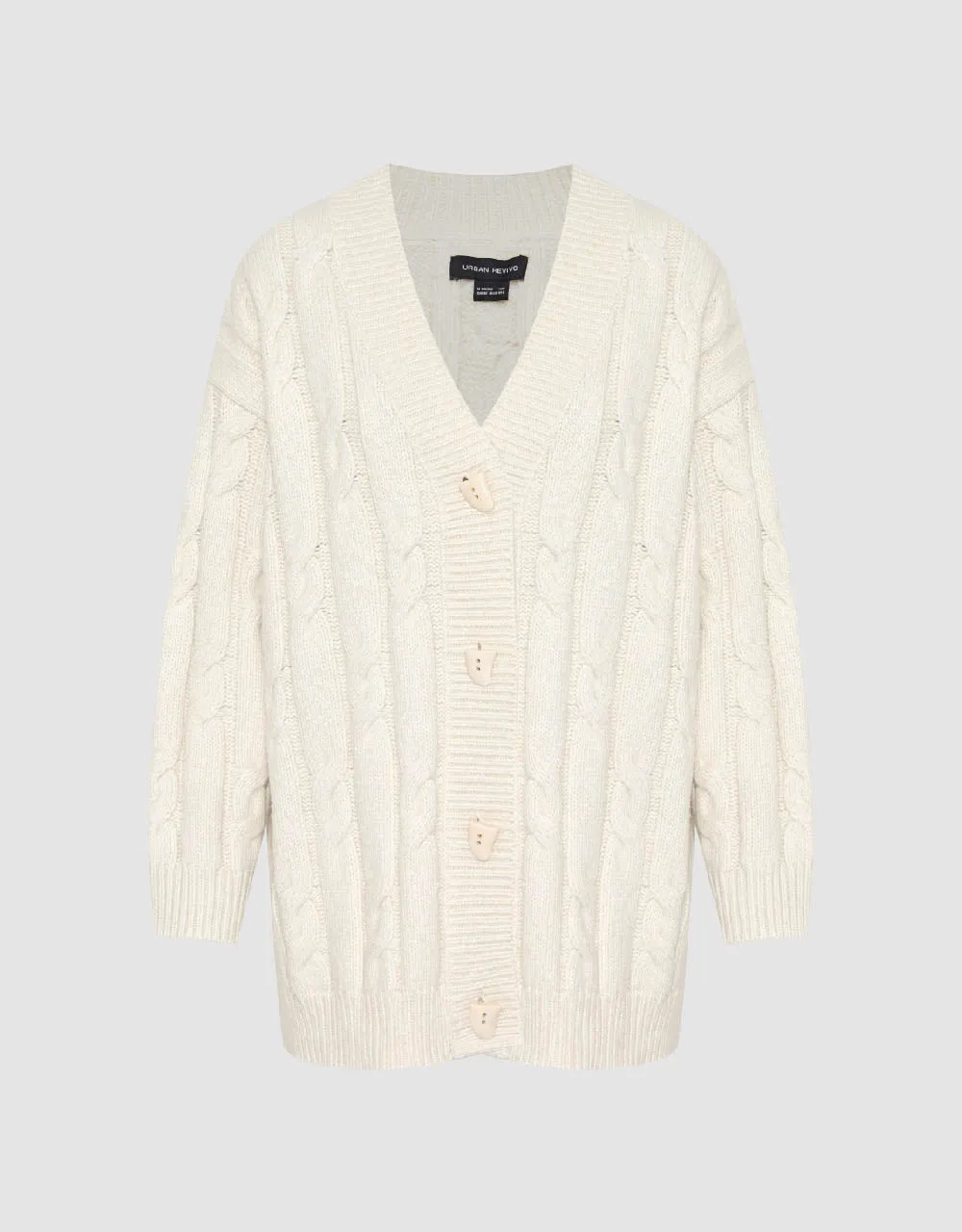 V-Neck Loose Knitted Cardigan sold by Urban Revivo product image thumbnail 2