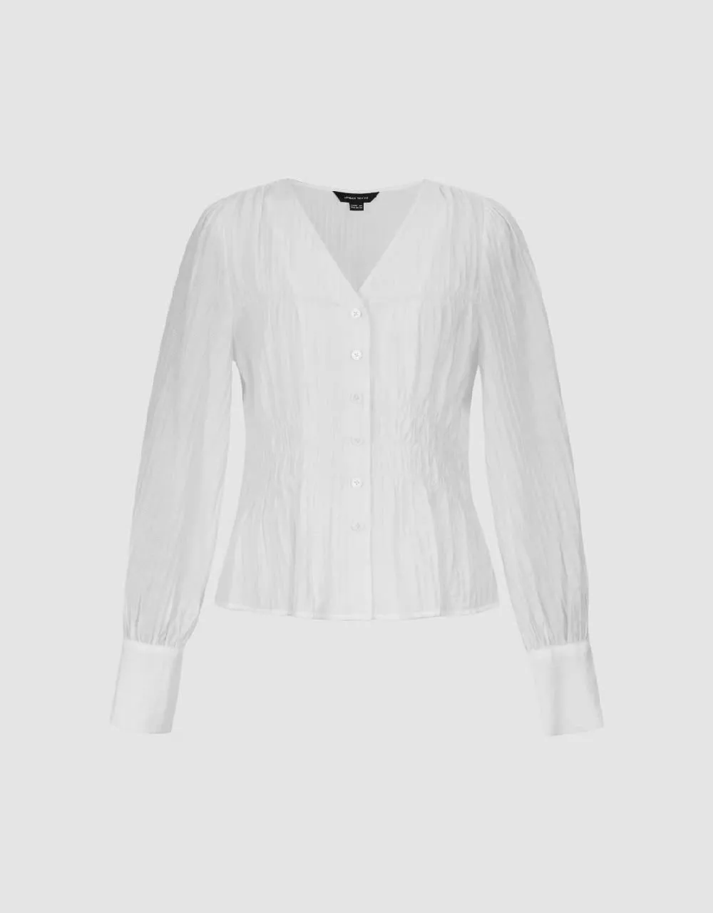 V-Neck Loose Shirt sold by Urban Revivo product image thumbnail 2