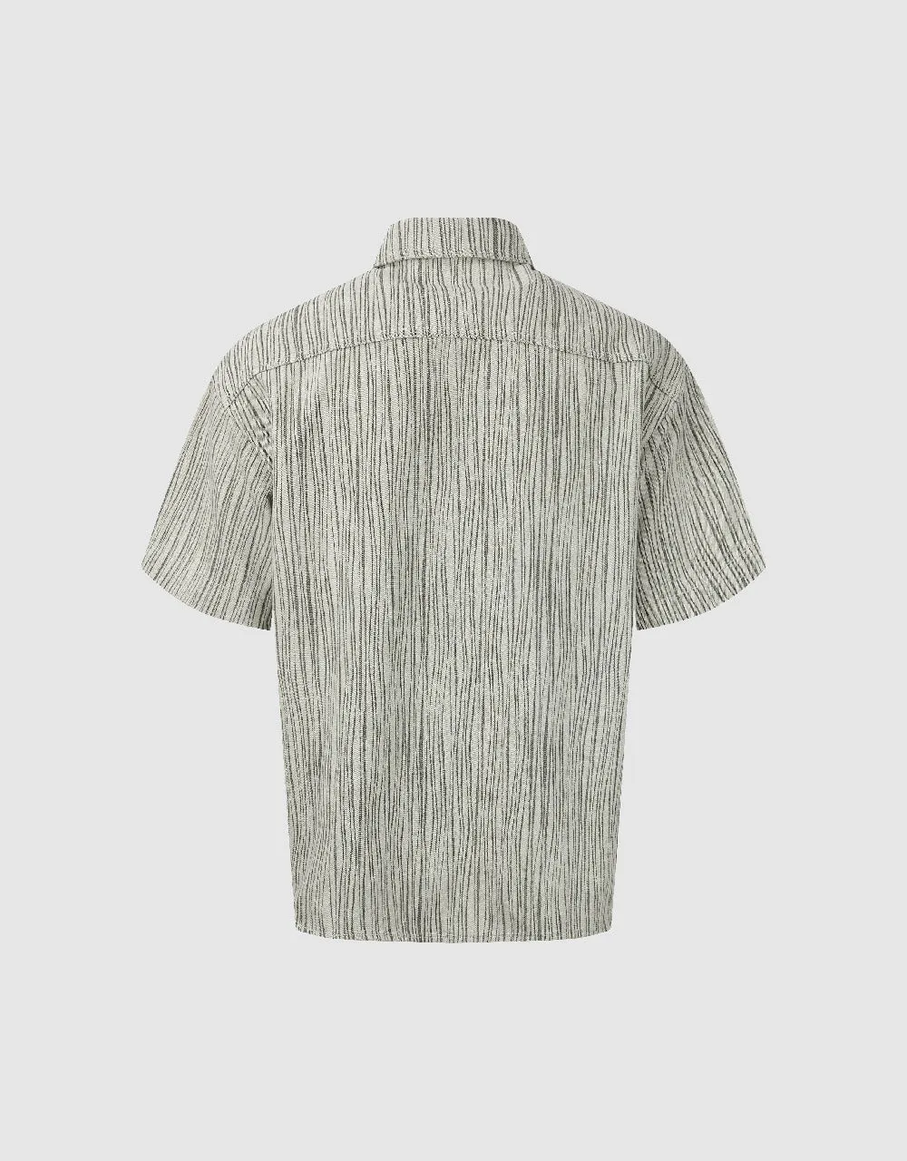 Textured Loose Denim Shirt sold by Urban Revivo product image thumbnail 5