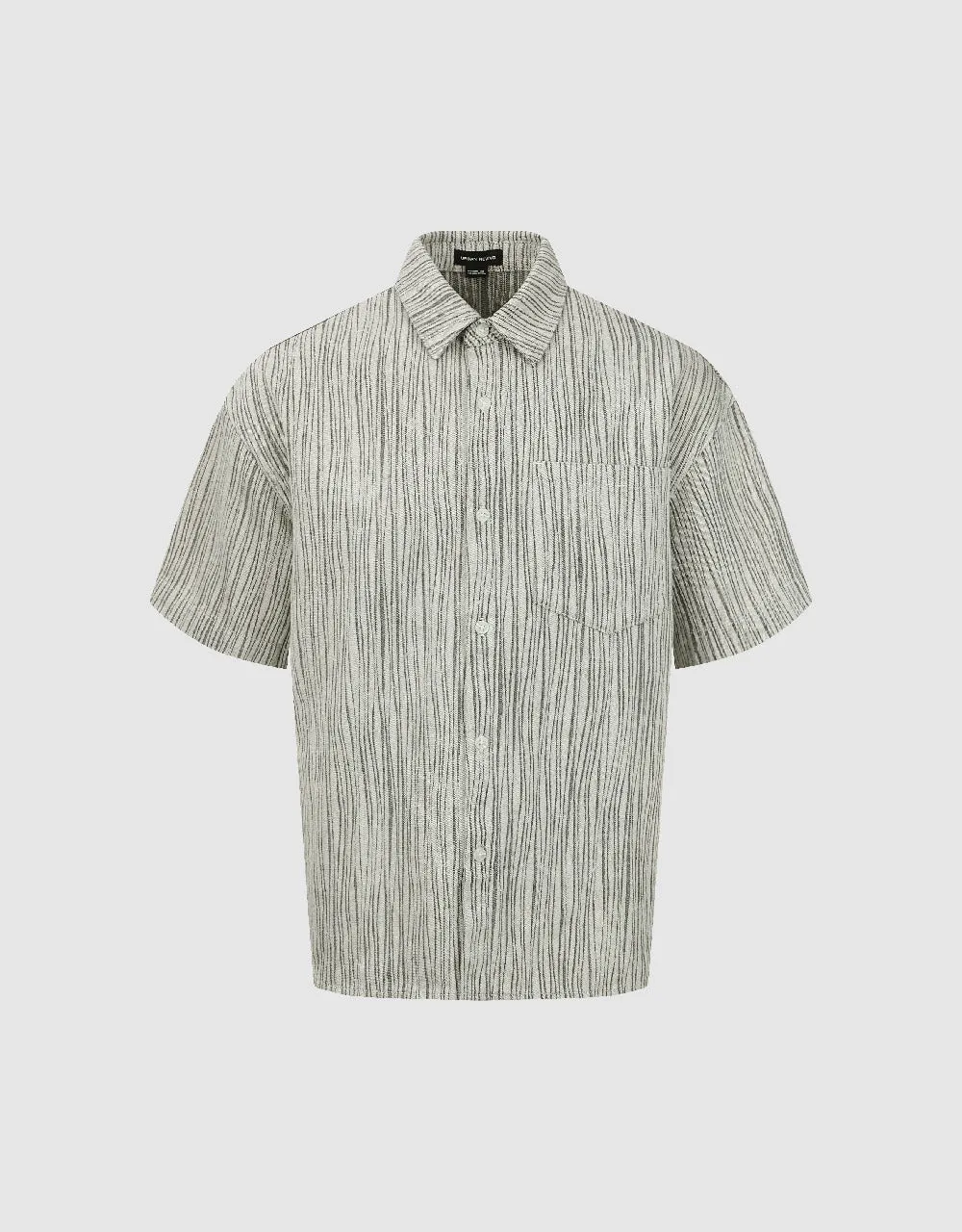 Textured Loose Denim Shirt sold by Urban Revivo product image thumbnail 2