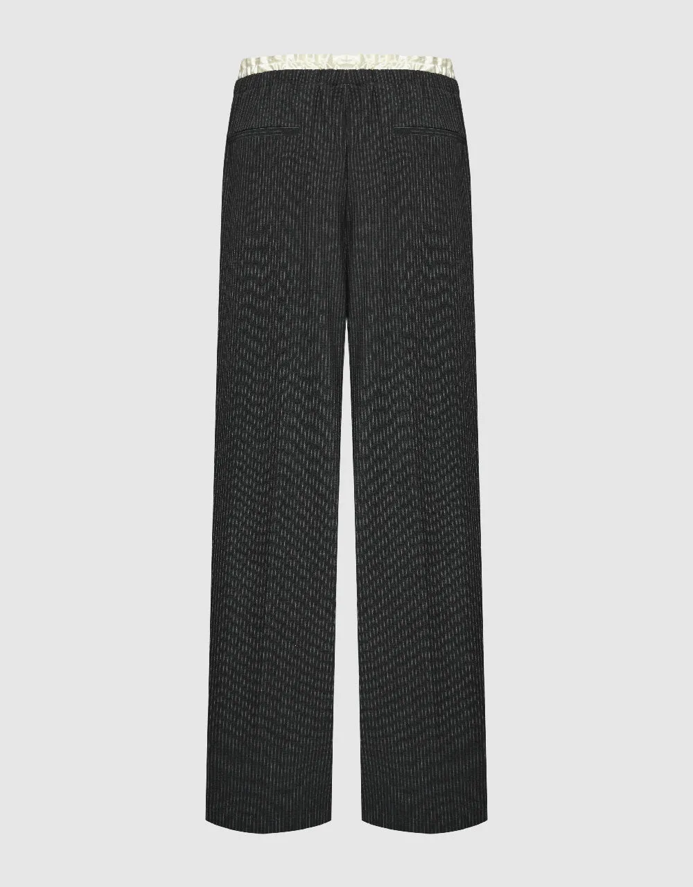 Drawstring Waist Straight Pants sold by Urban Revivo product image thumbnail 3