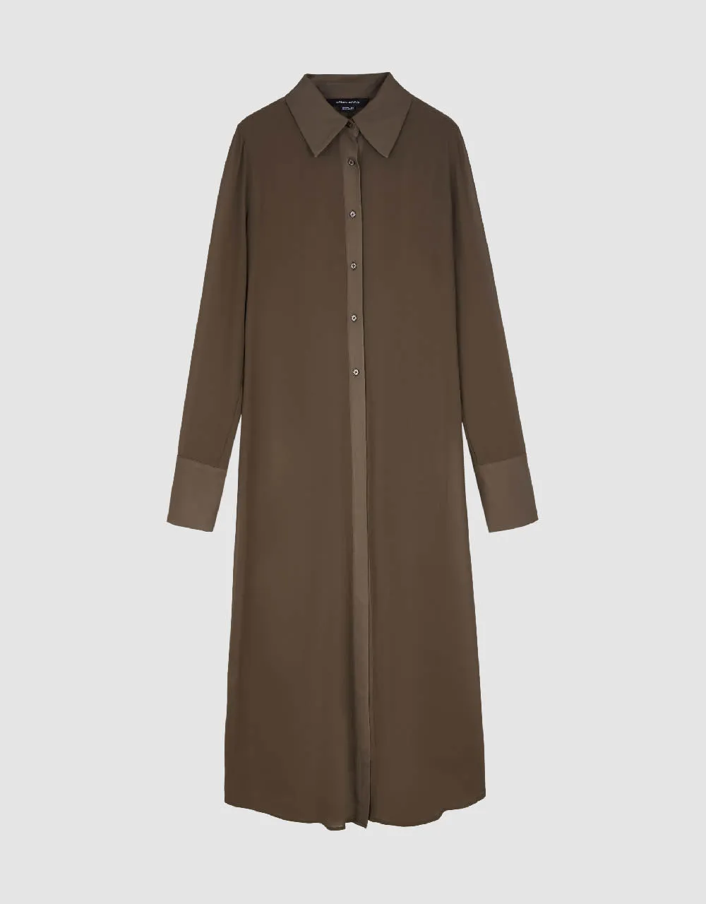 Button Up Longline Shirt sold by Urban Revivo product image thumbnail 2