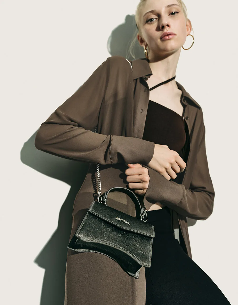 Button Up Longline Shirt sold by Urban Revivo product image thumbnail 3