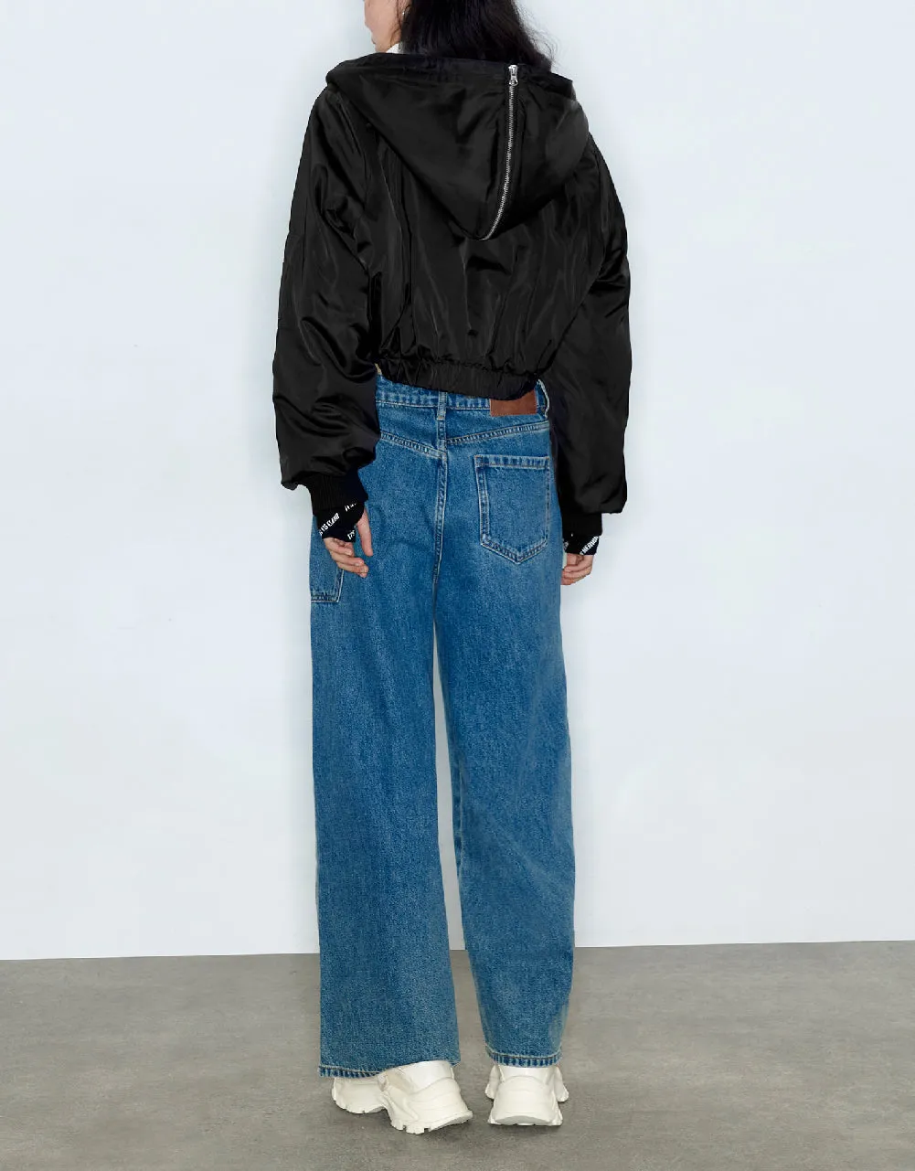 Zipper Front Hooded Padded Coat sold by Urban Revivo product image thumbnail 4