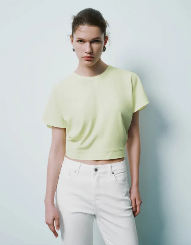 Dolman Sleeve Crew Neck Overhead Shirt sold by Urban Revivo