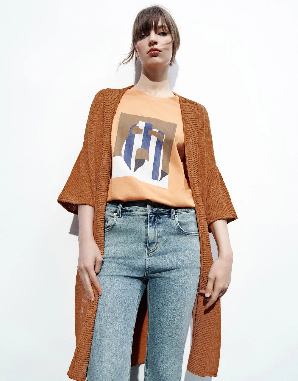 Tie Front Knitted Cardigan sold by Urban Revivo product image thumbnail 3