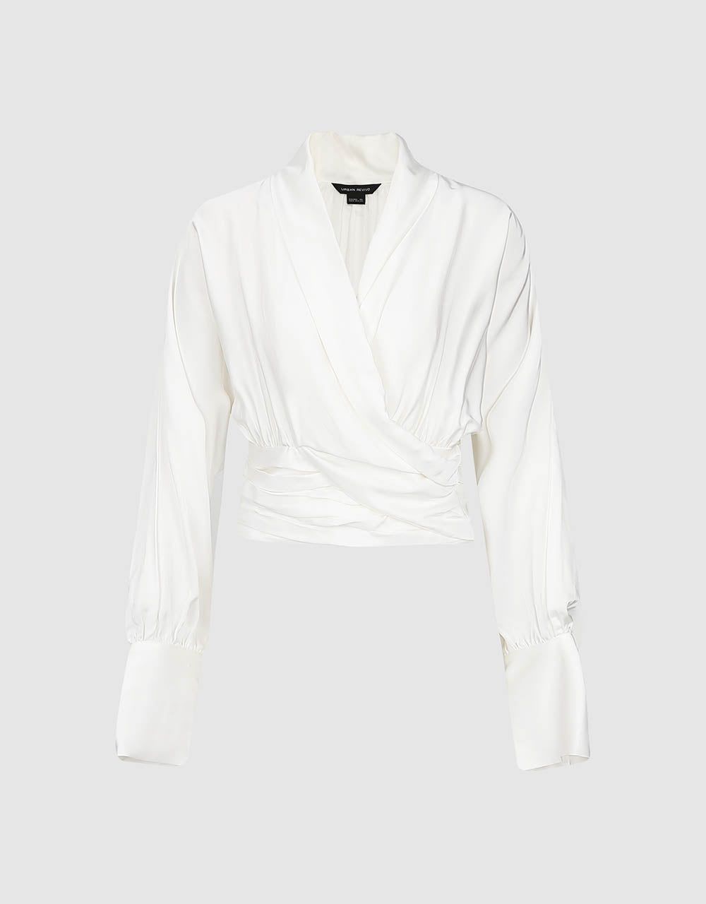 Suplice V-Neck Overhead Shirt sold by Urban Revivo product image thumbnail 2