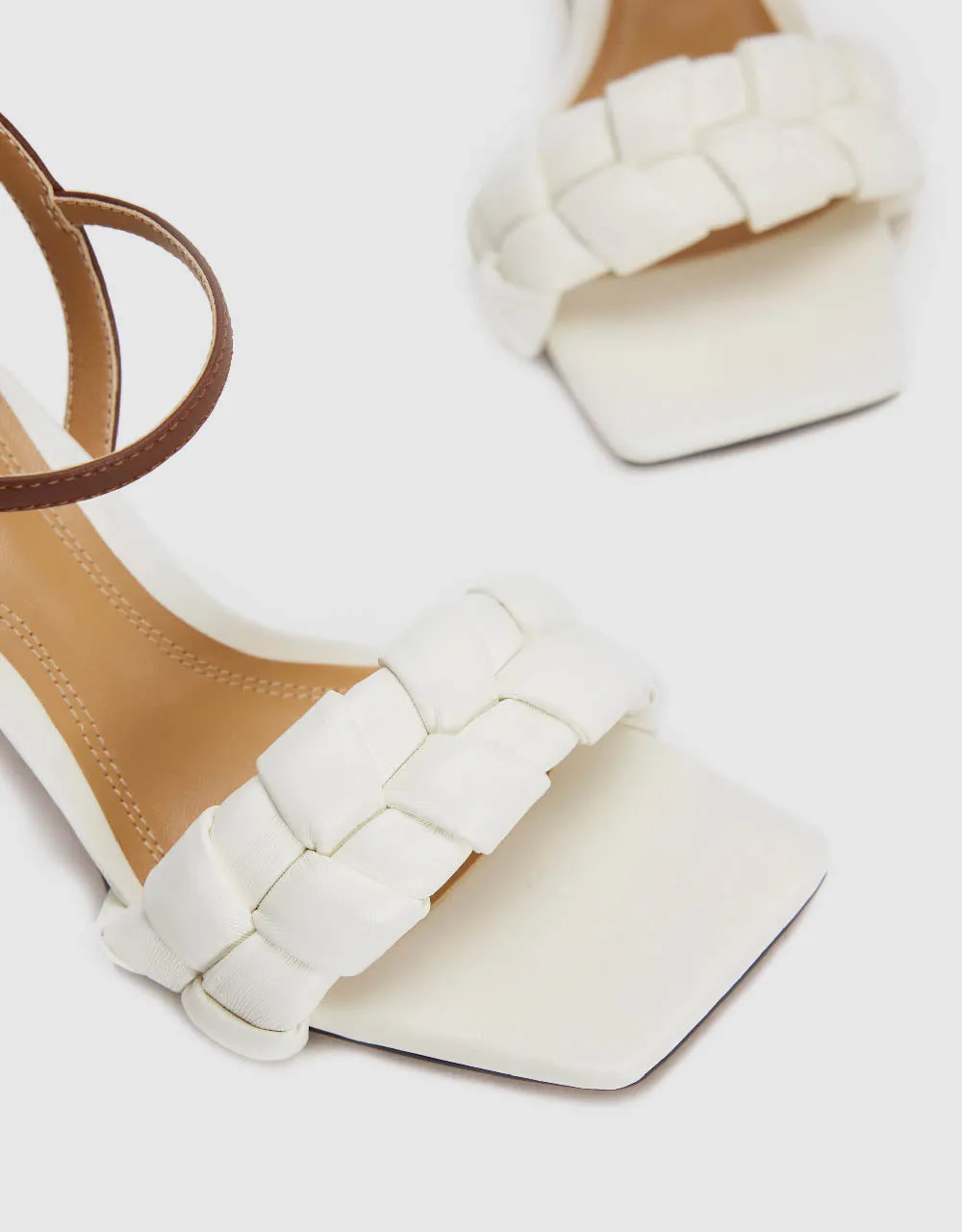 Braided Strap Square Toe Sandals sold by Urban Revivo product image thumbnail 5